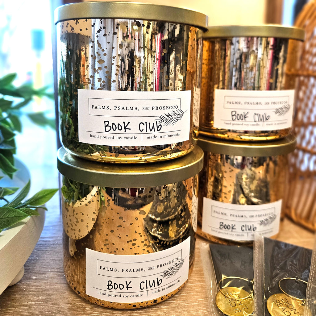 Book Club Gold Soy Candle