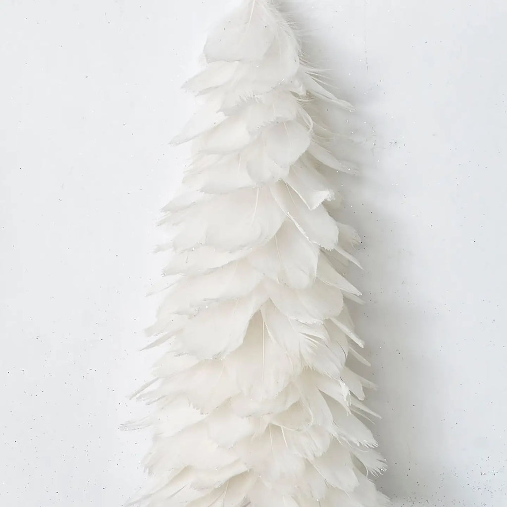 8" Feather Holiday Tree