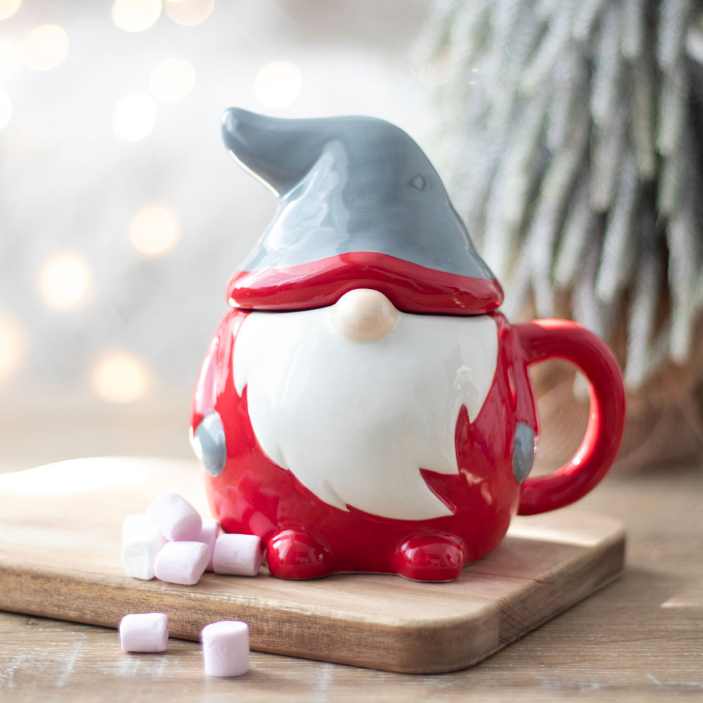 Lidded Gnome Mug