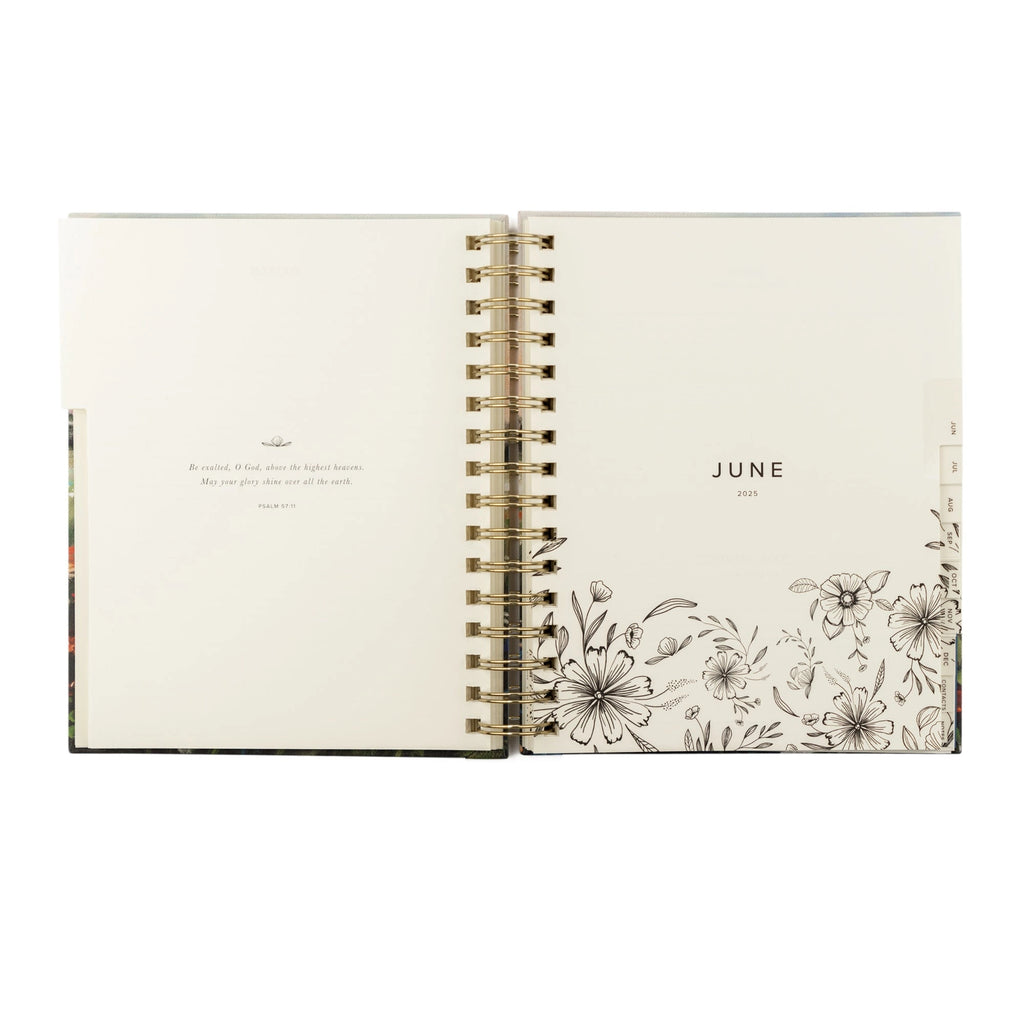 12-Month 2025 Spiral Dated Planner