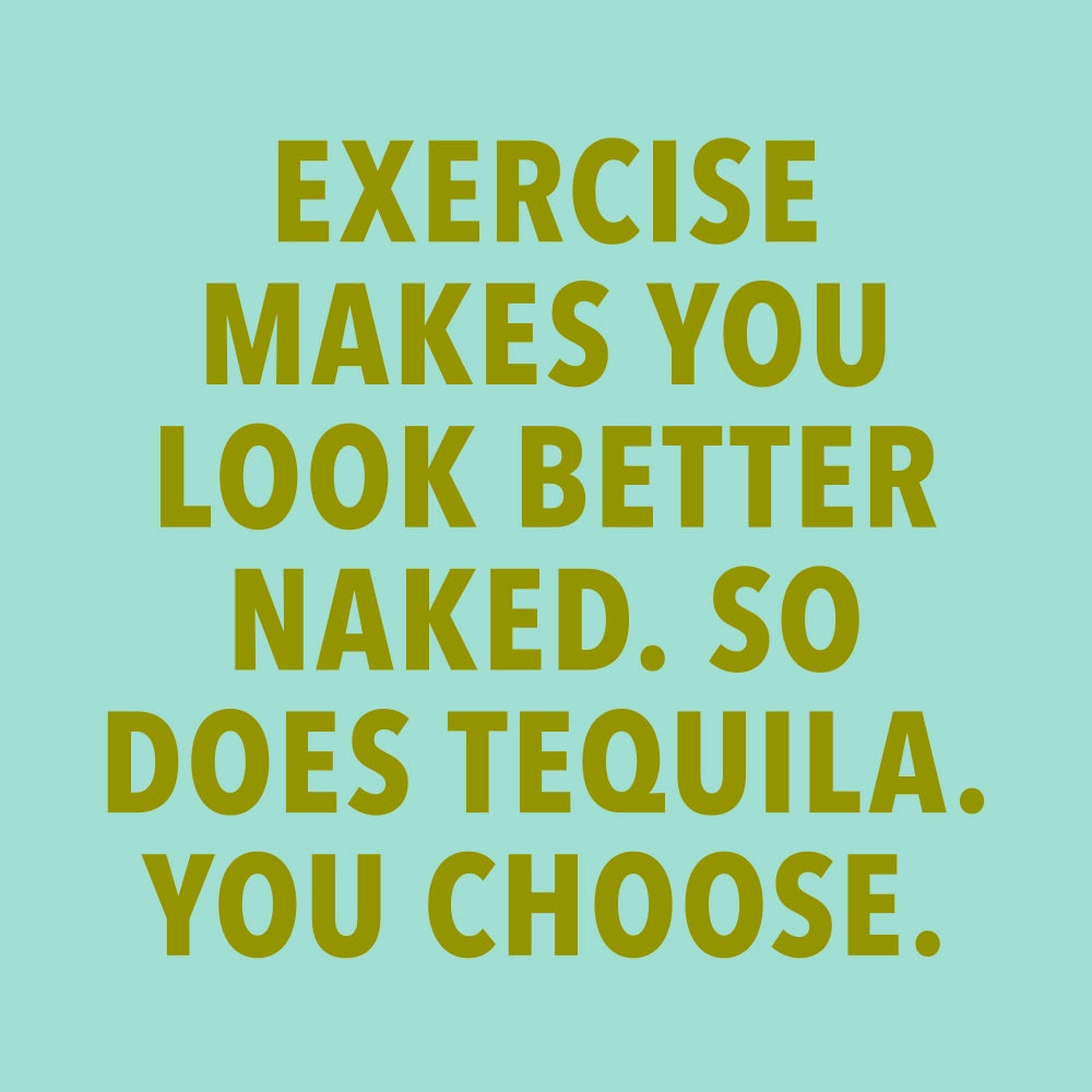 Cocktail Napkins - Exercise/Tequila