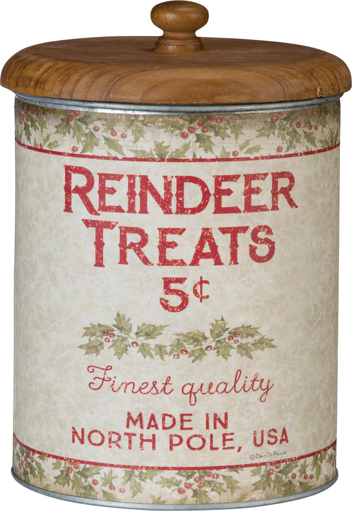 Reindeer Treats Canister