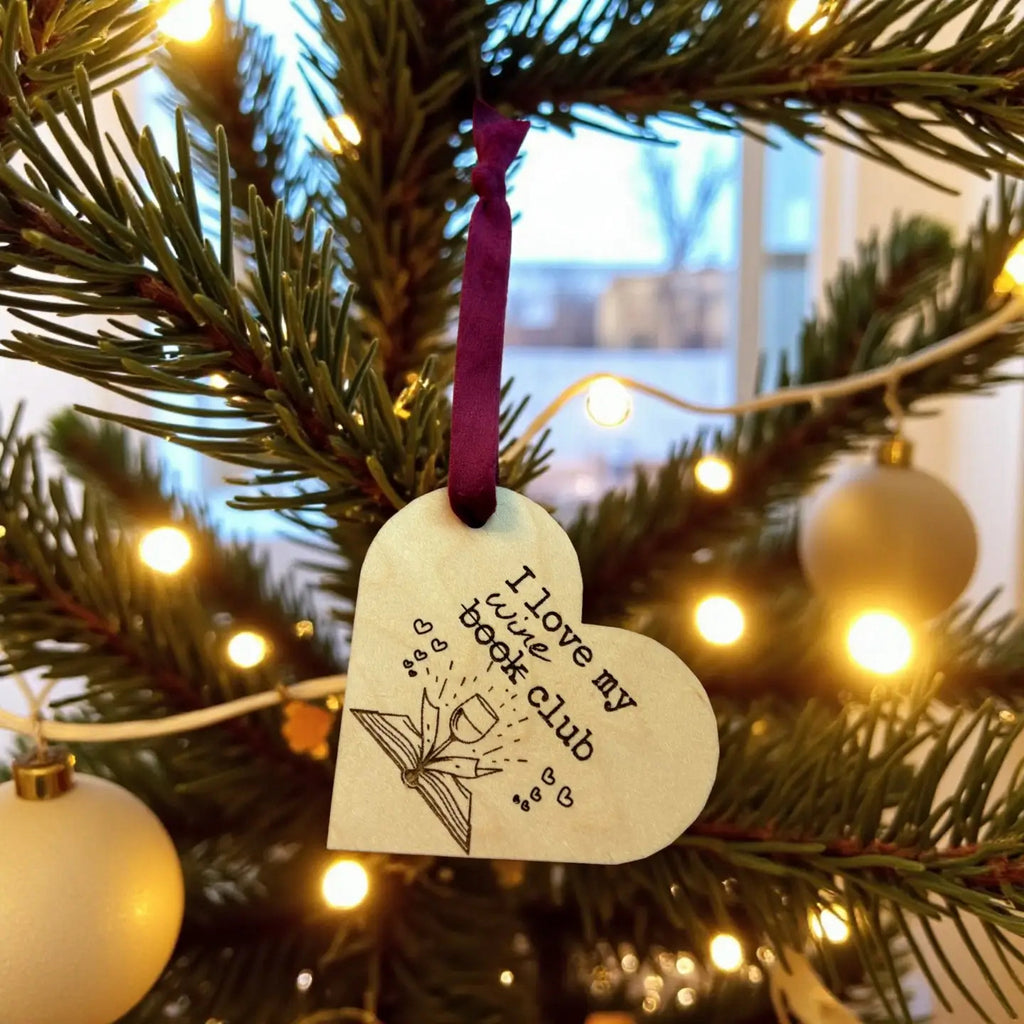 Book Club Wine Club Ornament