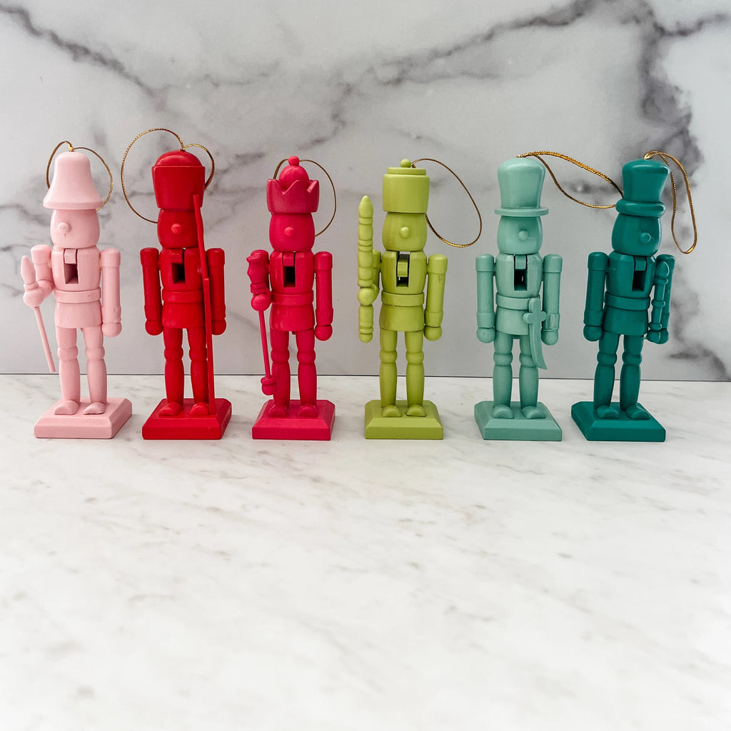 Colorful Nutcrackers - Set of 6