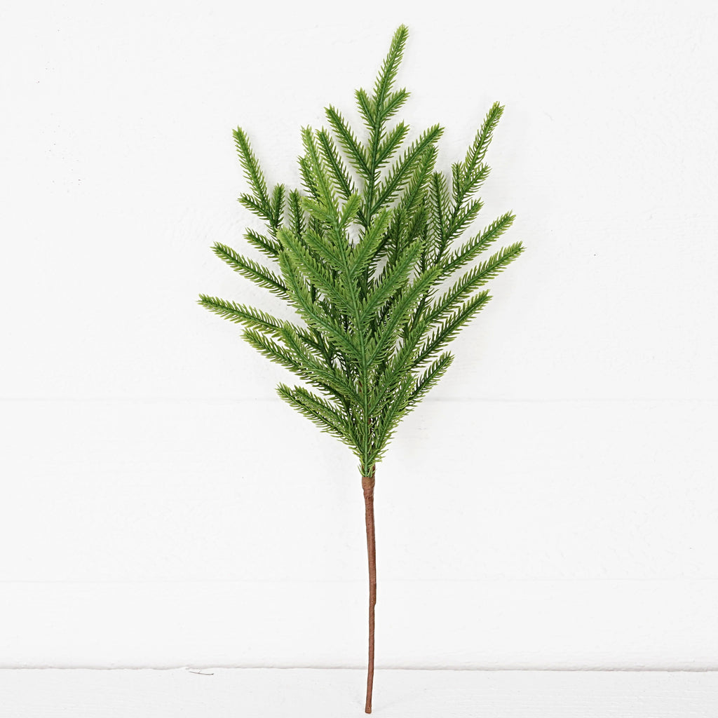 18" Soft Touch Evergreen Norfolk Pine