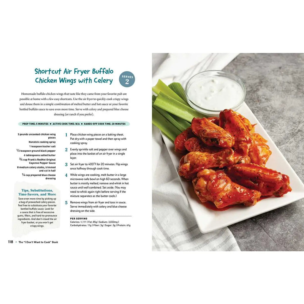 "I Don't Want To Cook" Book