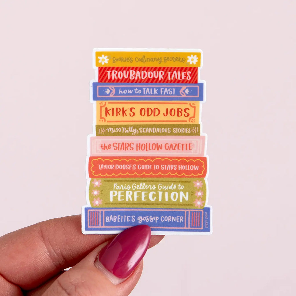 Stars Hollow Book Sticker