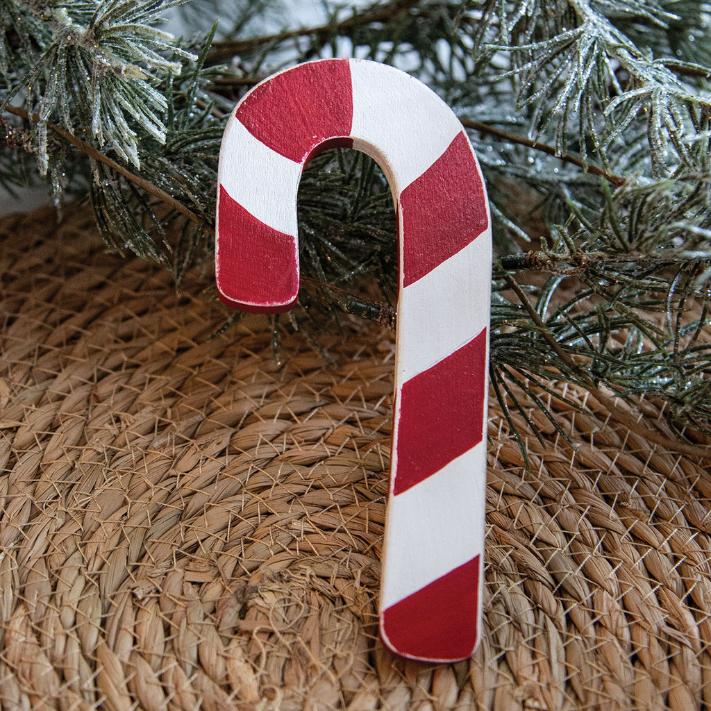 Wooden Candy Cane Hanger