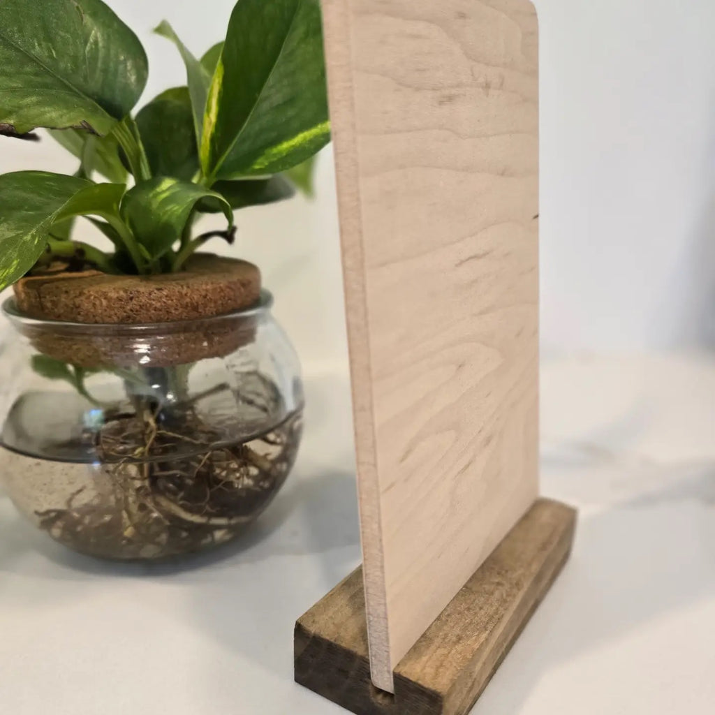 Wood Base For Arch Signs - Base Only