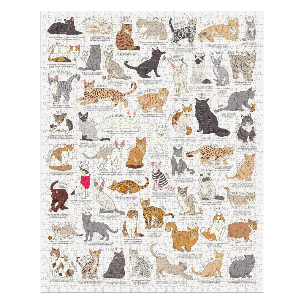 1000pc Puzzle - Cat Lover's