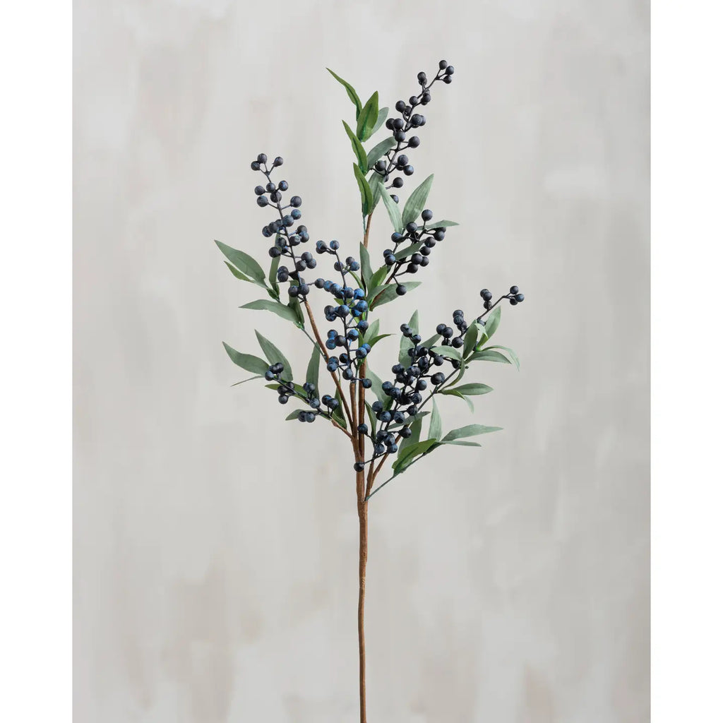 Blueberries Floral Pick