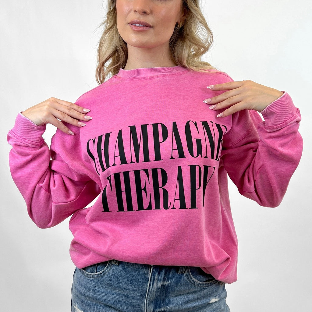 Champagne Therapy Sweatshirt
