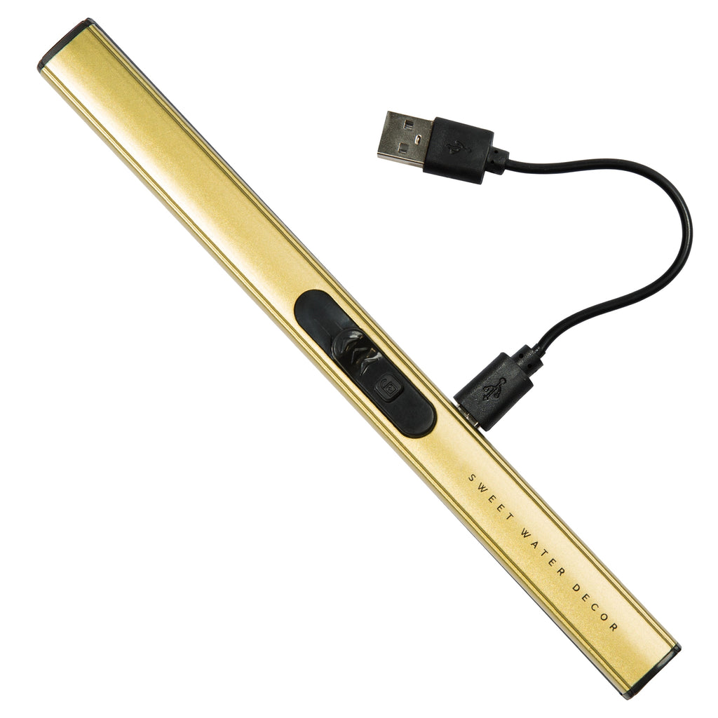 Electric Rechargeable Lighter - Gold