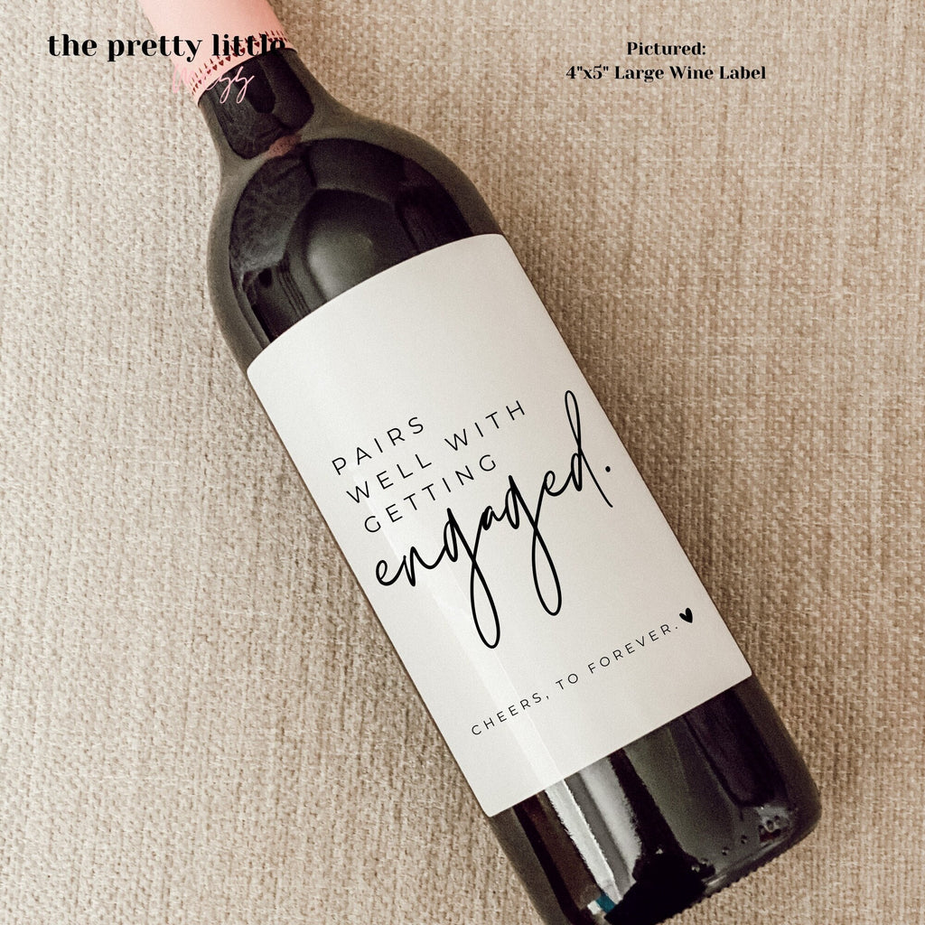 Wine Label - Engaged