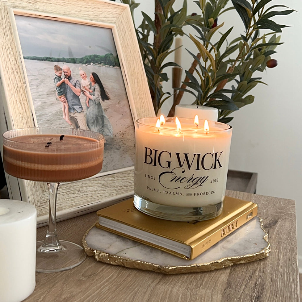 Big Wick Energy Luxury Soy Candle