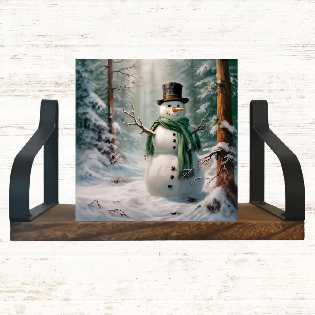 Winter Mini Block - Snowman