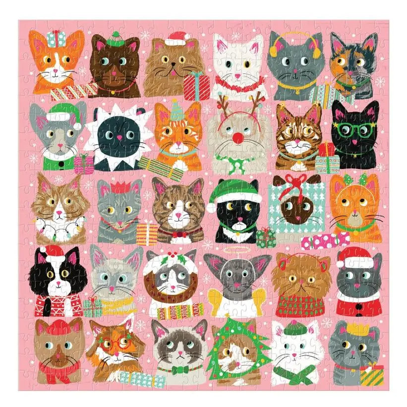 500pc Puzzle - Festive Furballs