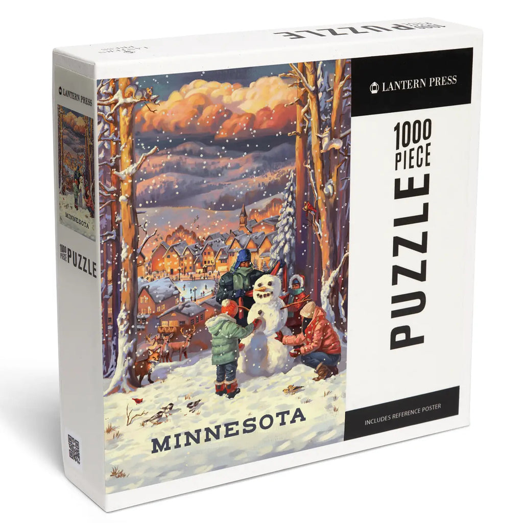 1000pc Puzzle - Minnesota Snowman