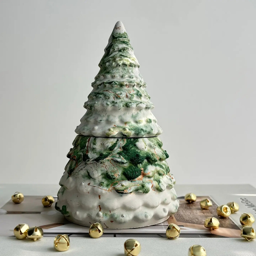 Concrete Christmas Tree Vessel