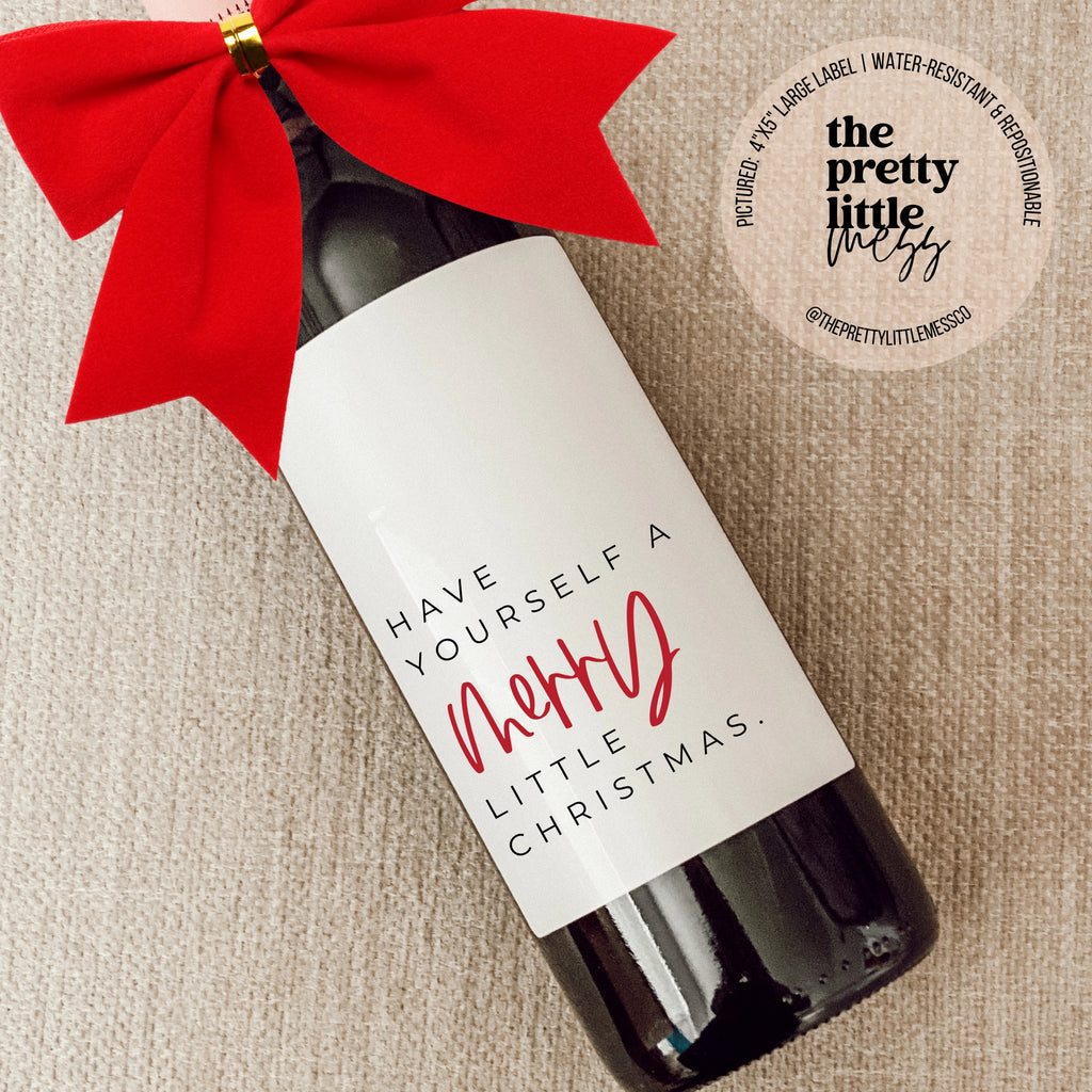 Wine Label - Christmas