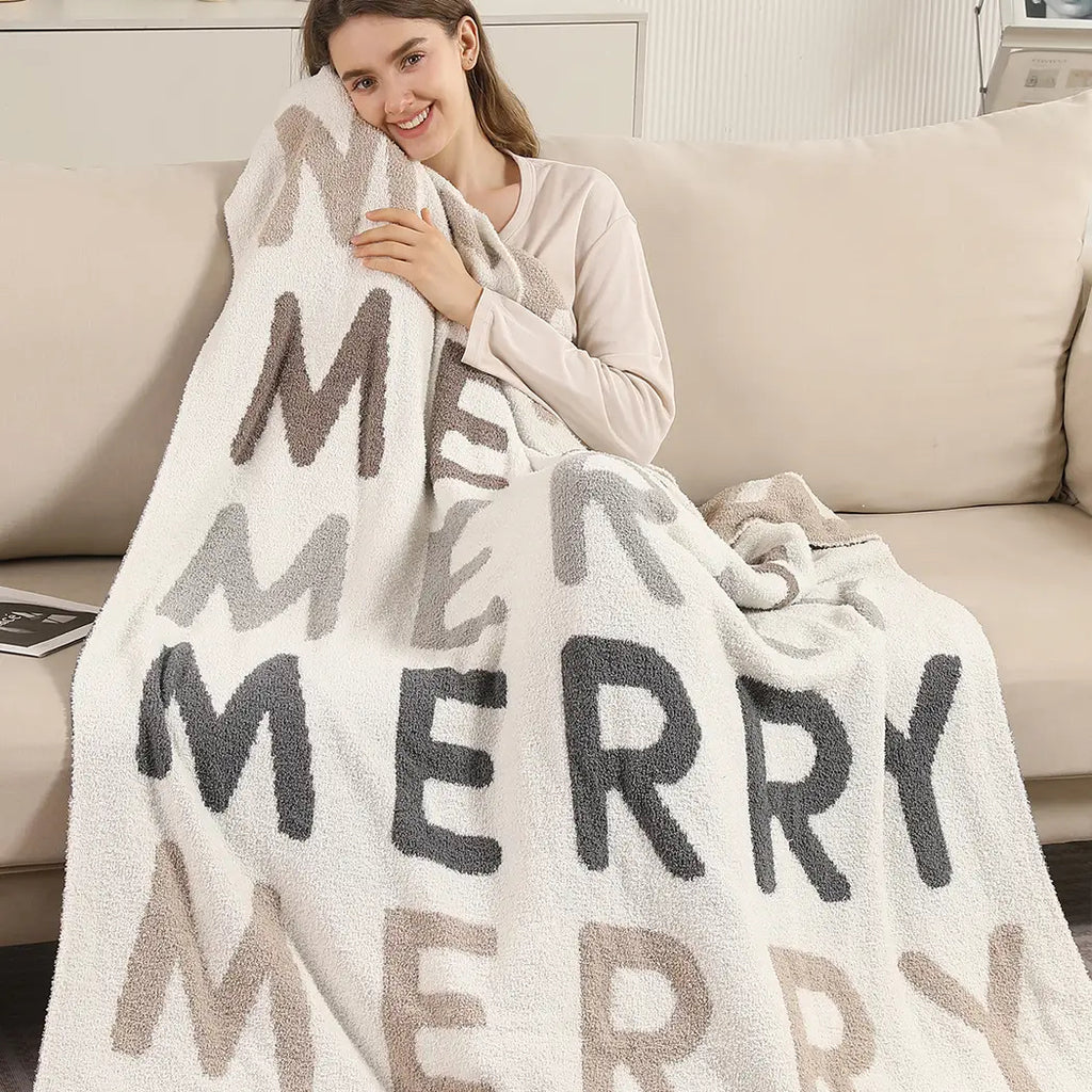 Luxury Soft Throw Blanket - Merry