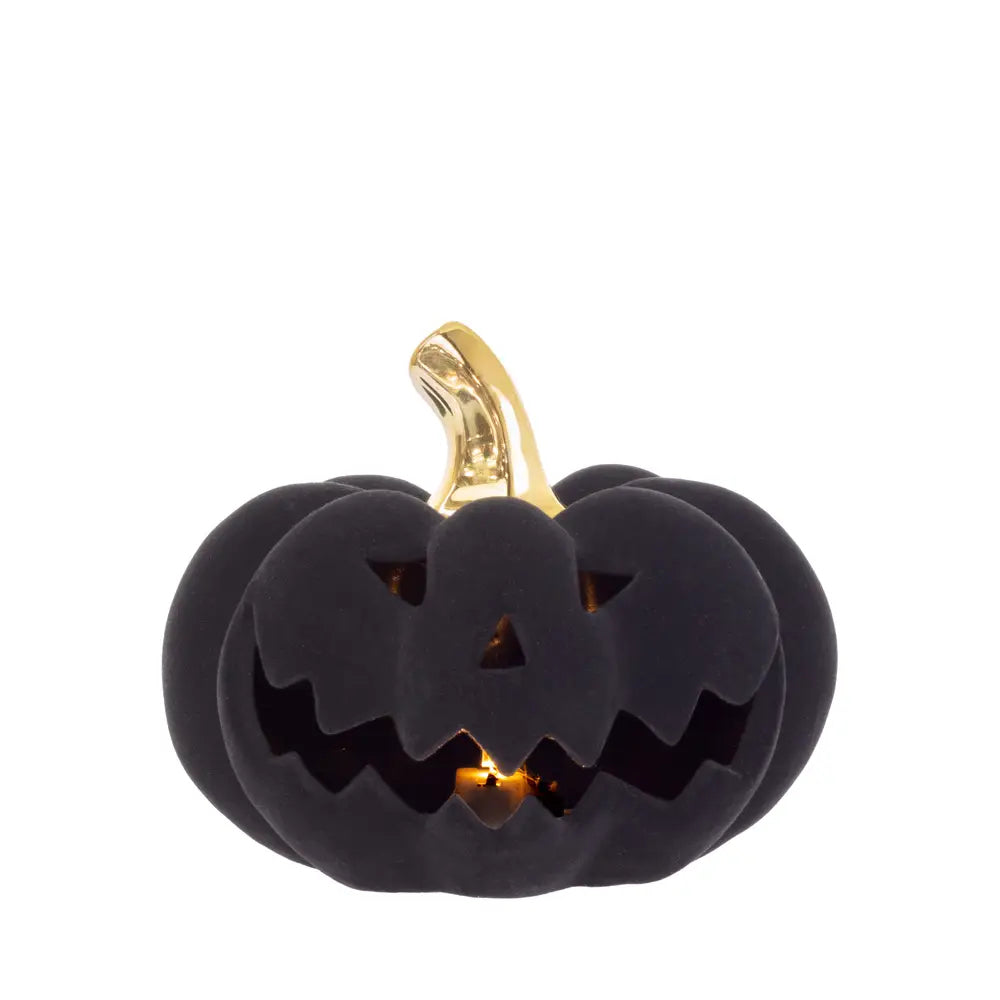 Velvet LED Jack O Lantern