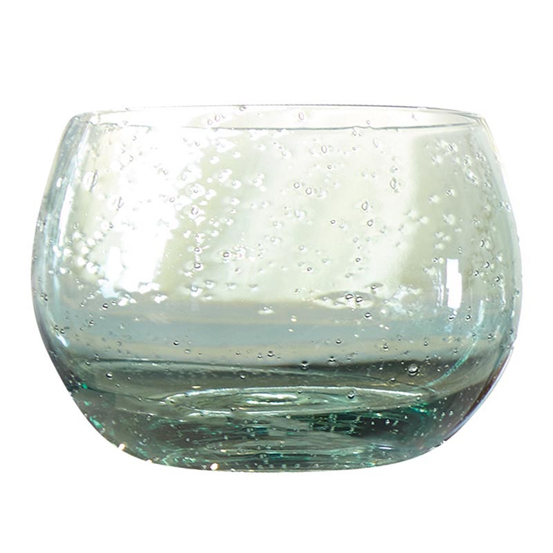 Wine Glass Green Roly Poly