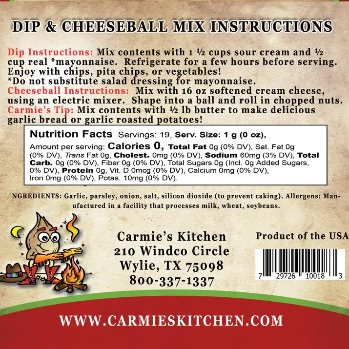 Dip Mix - Roasted Garlic