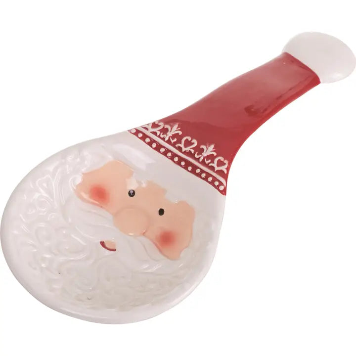 Ceramic Santa Spoon Rest