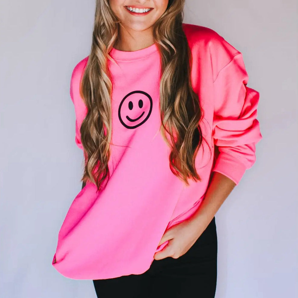 Being Kind Matters Neon Pink Sweatshirt