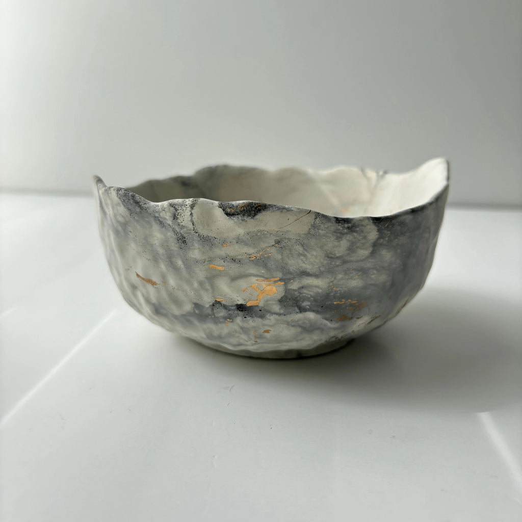 Concrete Daso Textured Bowl