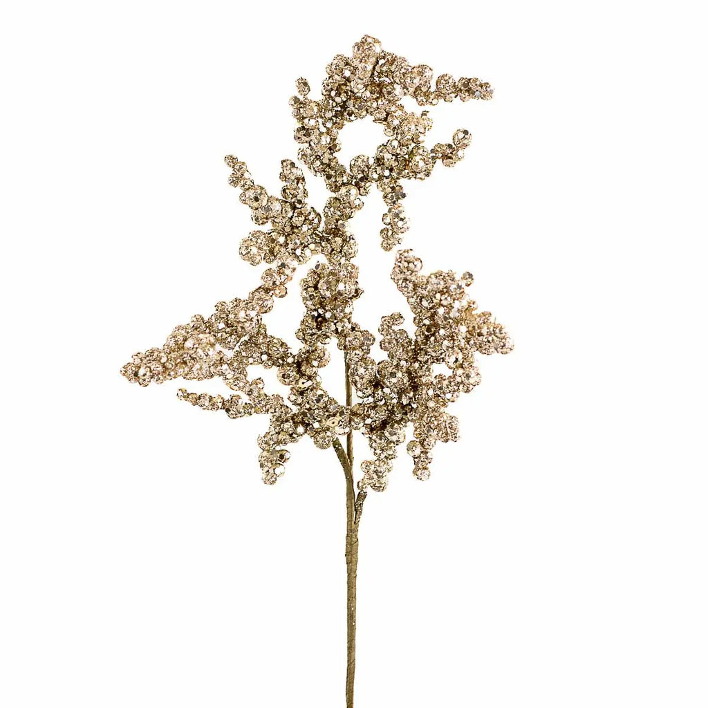 Winterberry Glitter Pick Champagne