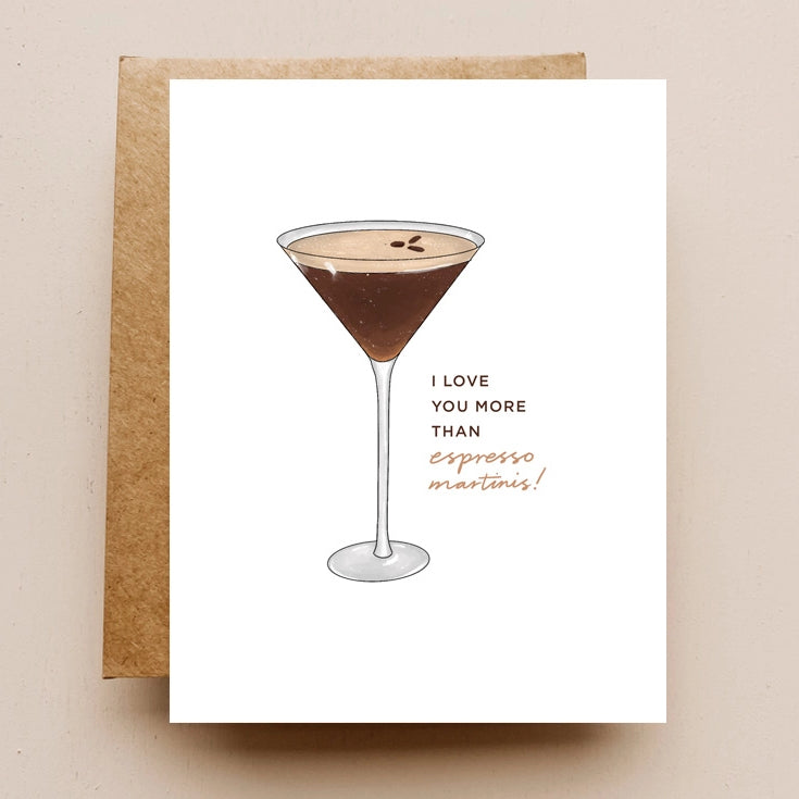 Espresso Martini Card