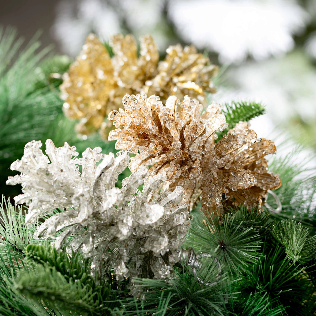 Glittered Pinecone Ornament