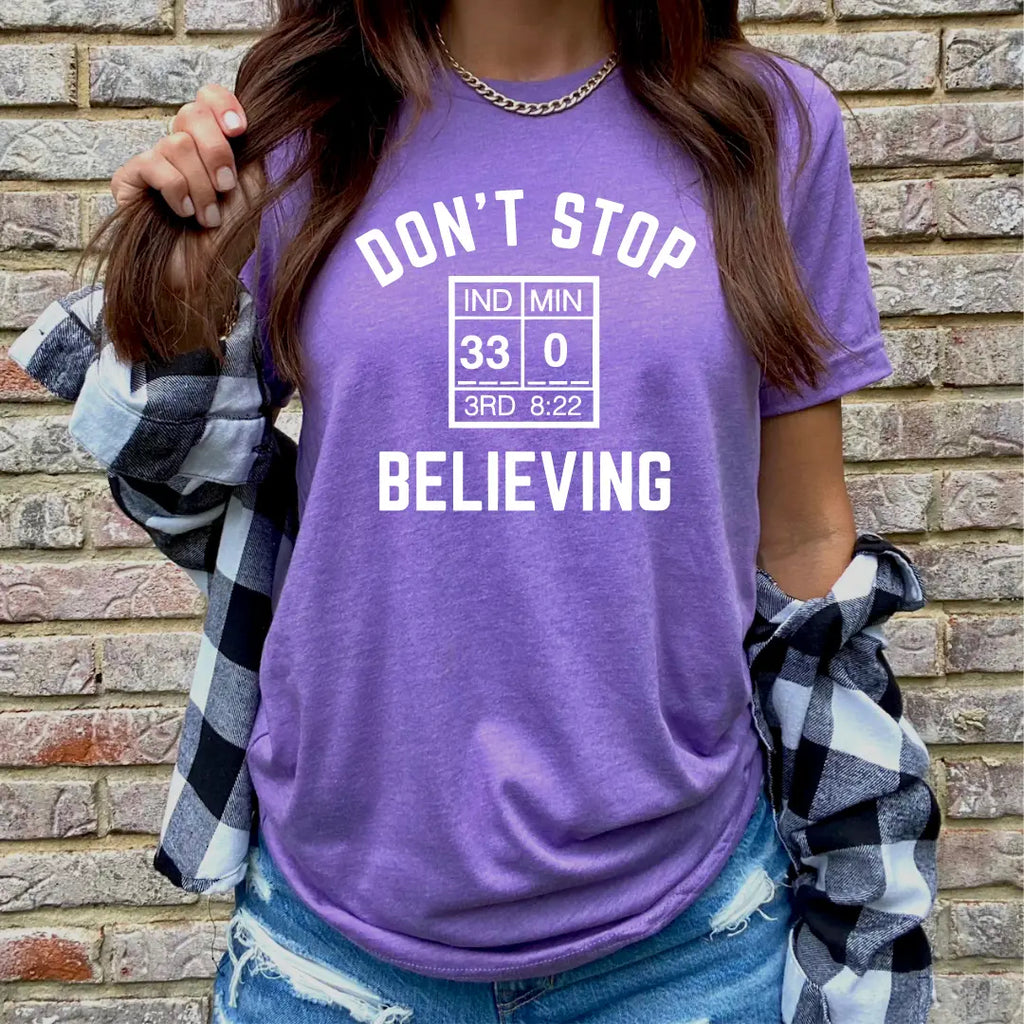 Don't Stop Believing Vikings T-Shirt