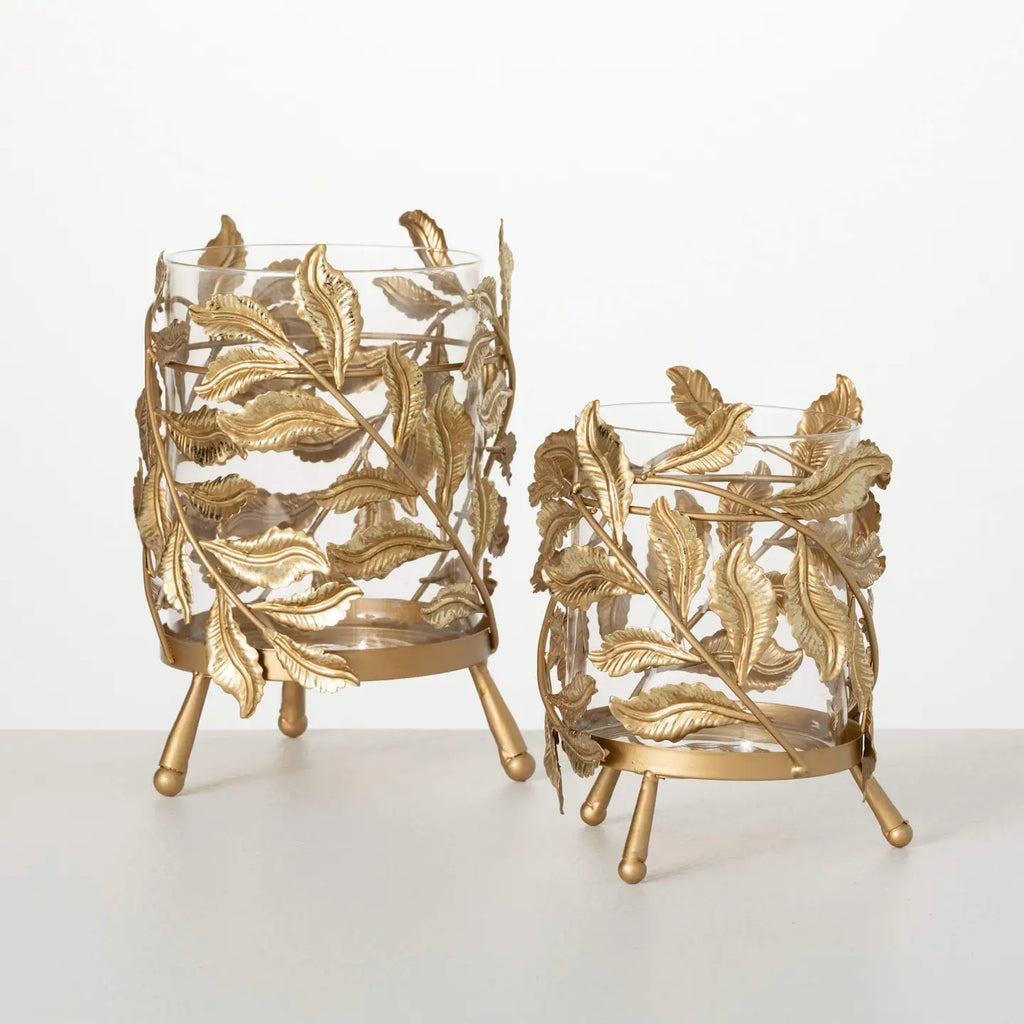 Golden Vines Pillar Holder