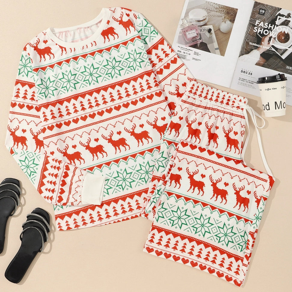 Christmas Pullover+ Pants Lounge Set