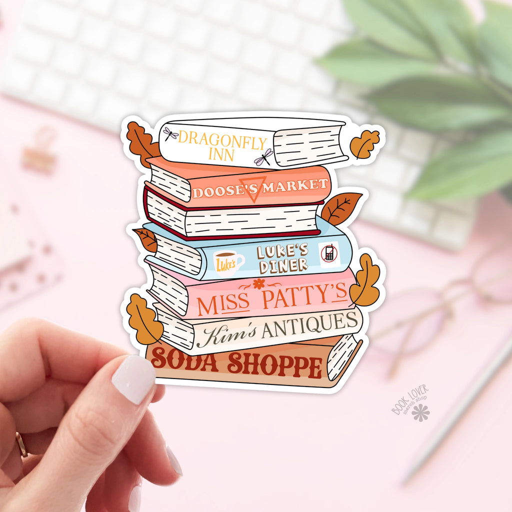 Gilmore Girls Fall Book Sticker