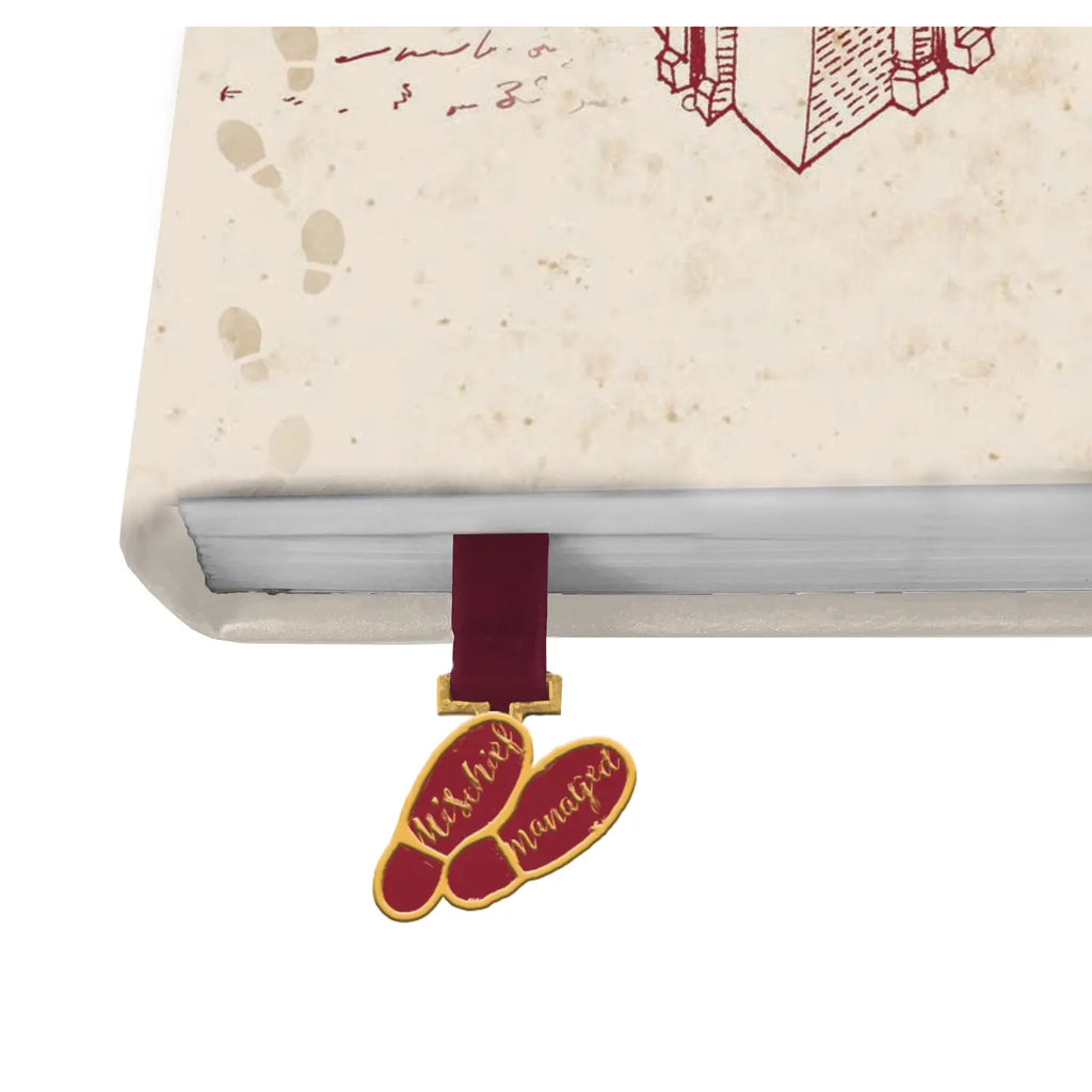 Marauder's Map Journal w/ Ribbon Charm