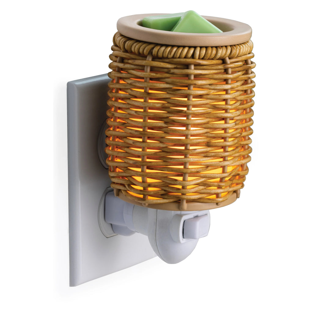 Pluggable Wax Warmer - Premium Wicker Lantern