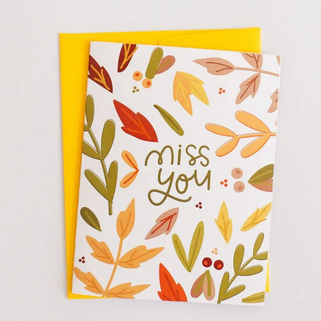 Miss You Friendship Greeting Card