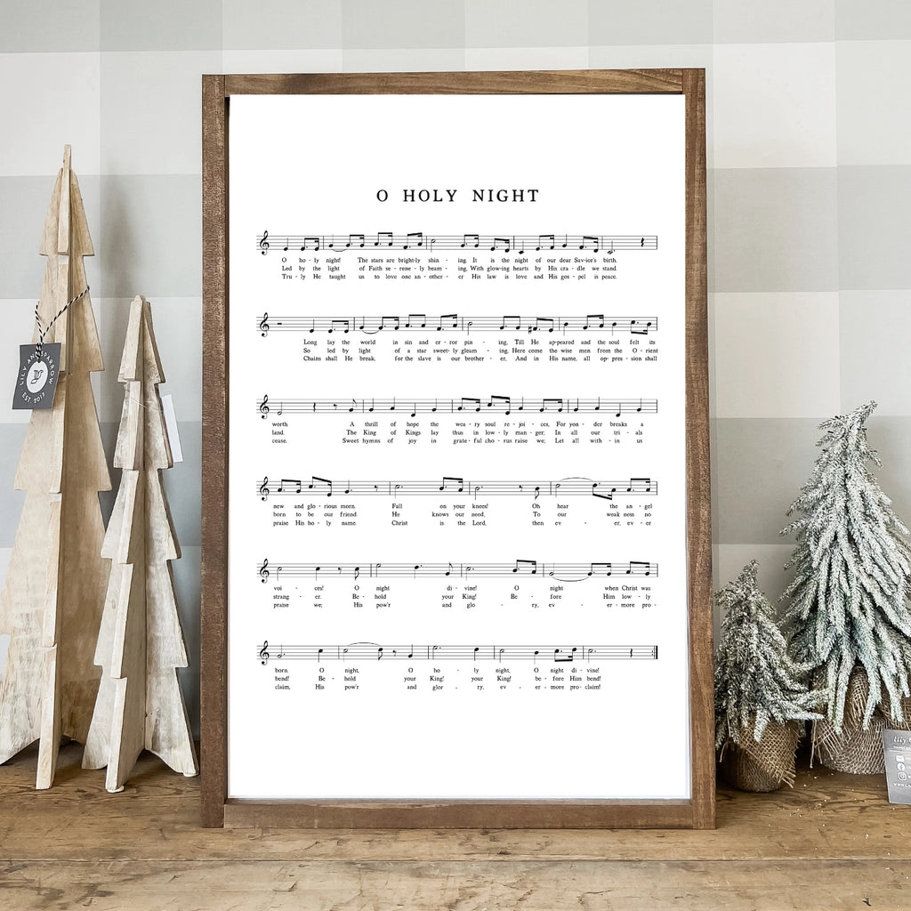 O Holy Night Sign