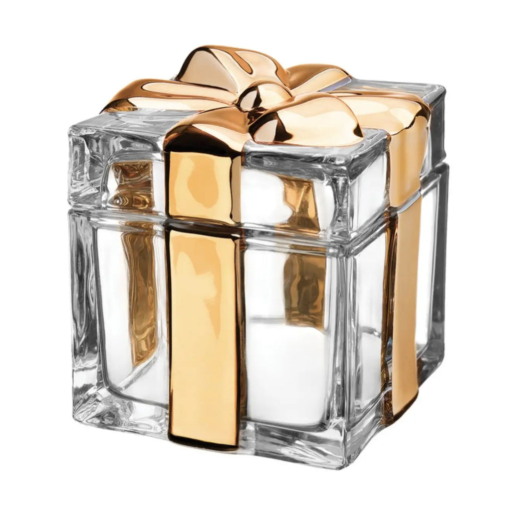 Gold Ribbon Gift Box Soy Candle