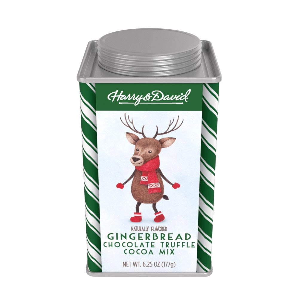 H&D® Holiday Gingerbread Choc. Truffle Cocoa Tin