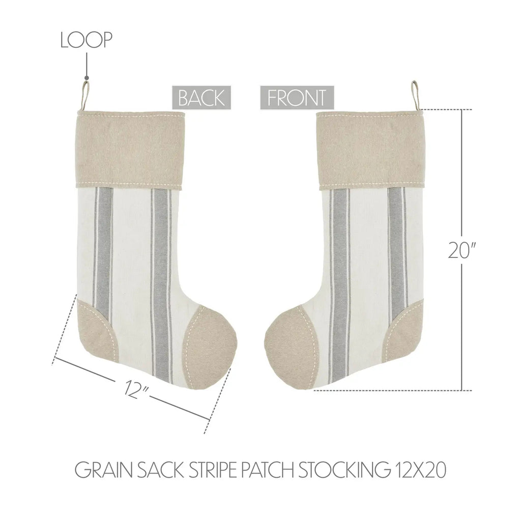 Stocking - Stripe Patch