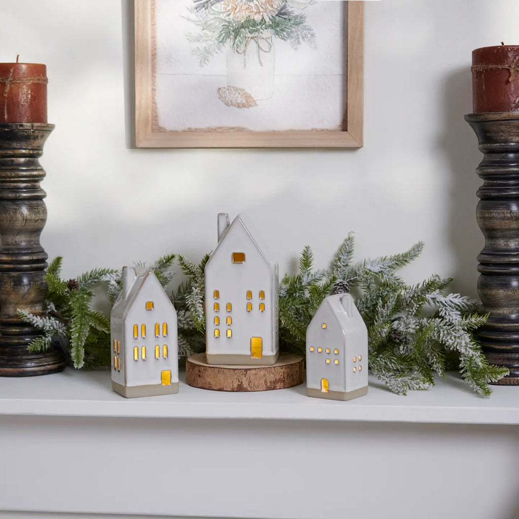 Lighted House Figurine