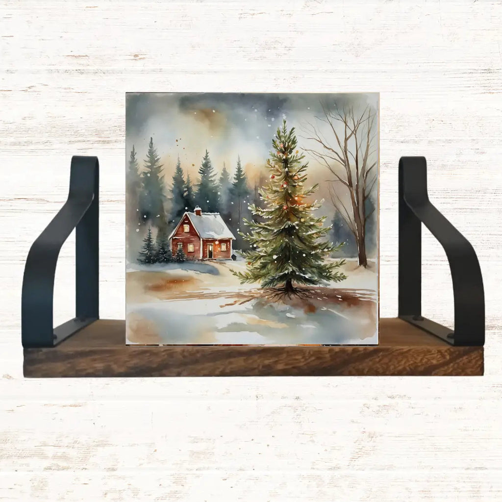 Winter Mini Block - Cabin