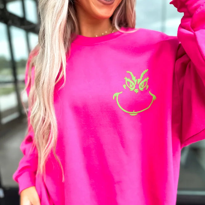 Mean One Sweatshirt - Pink