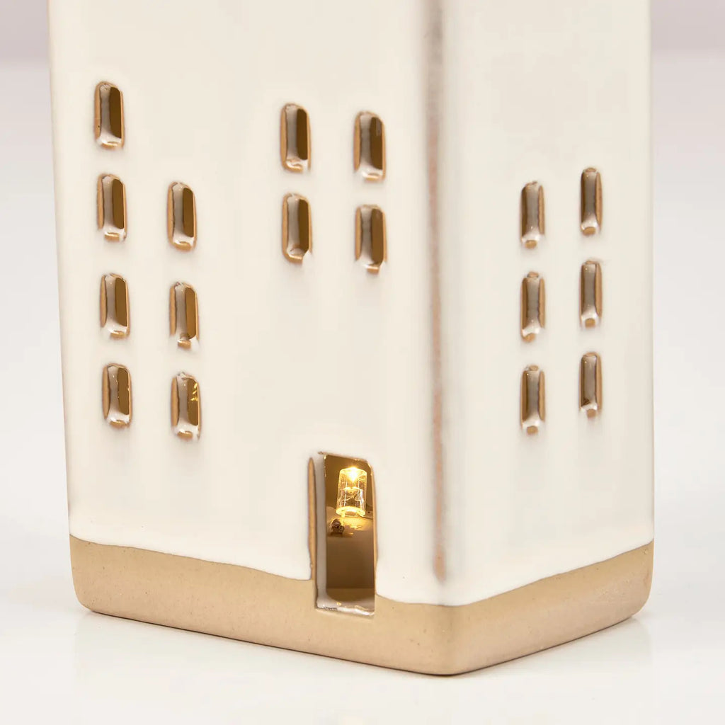 Lighted House Figurine