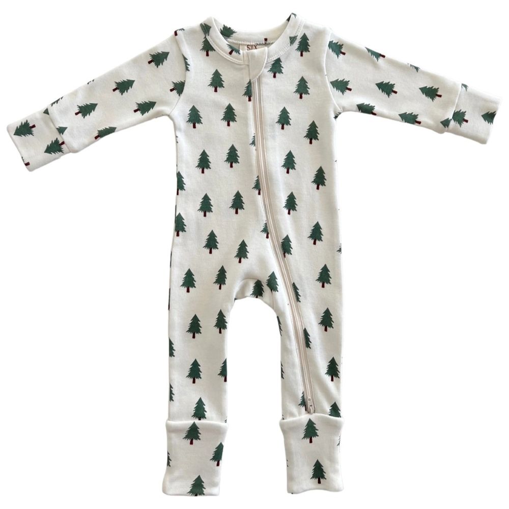 Trees Zip Romper